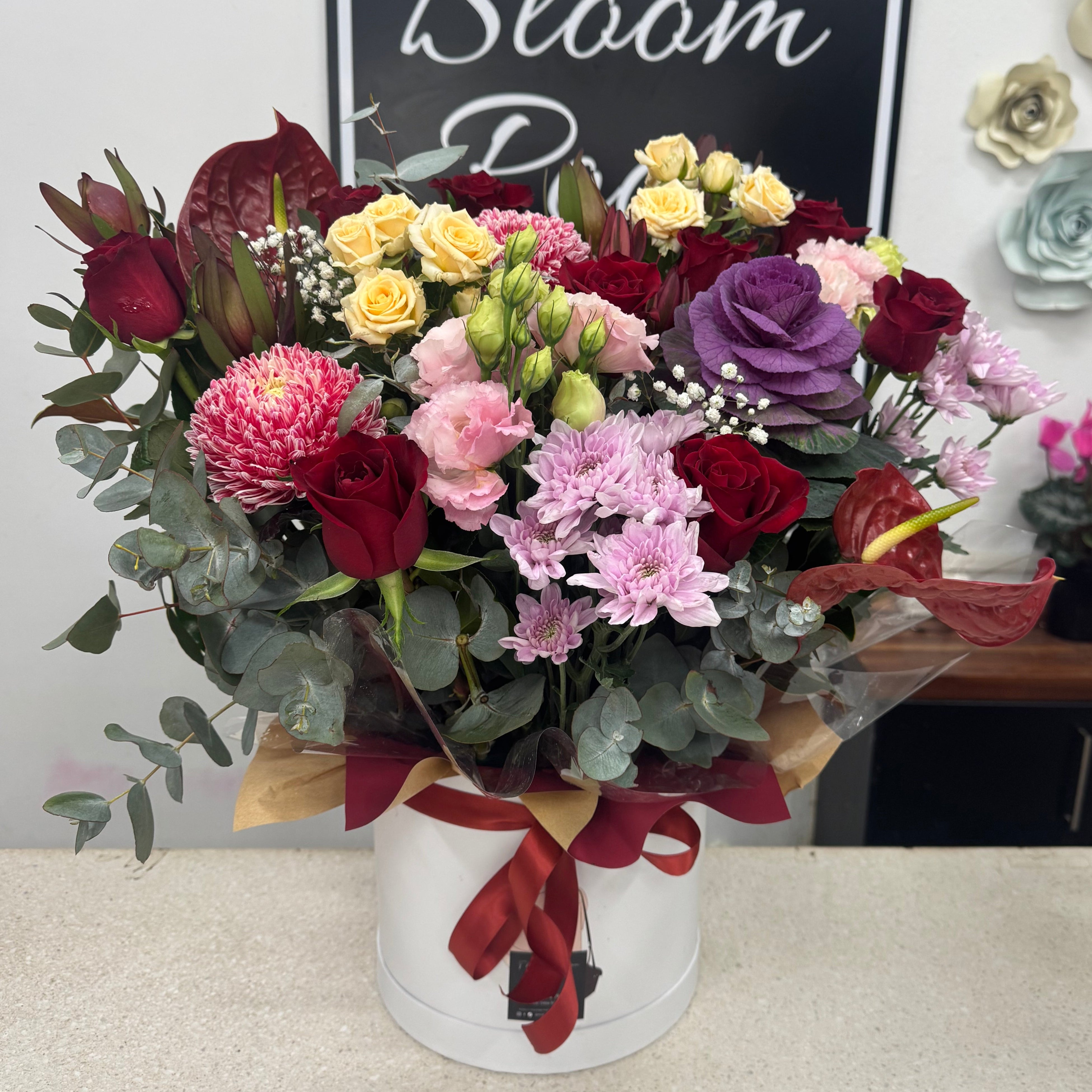 Red Collection Box - The Bloom Room 