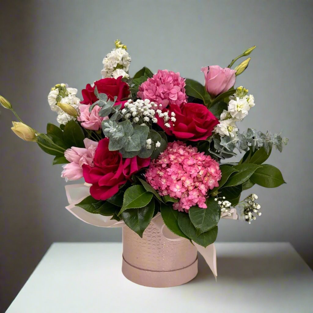 Glamour in Pink Luxe Arrangement - The Bloom Room 