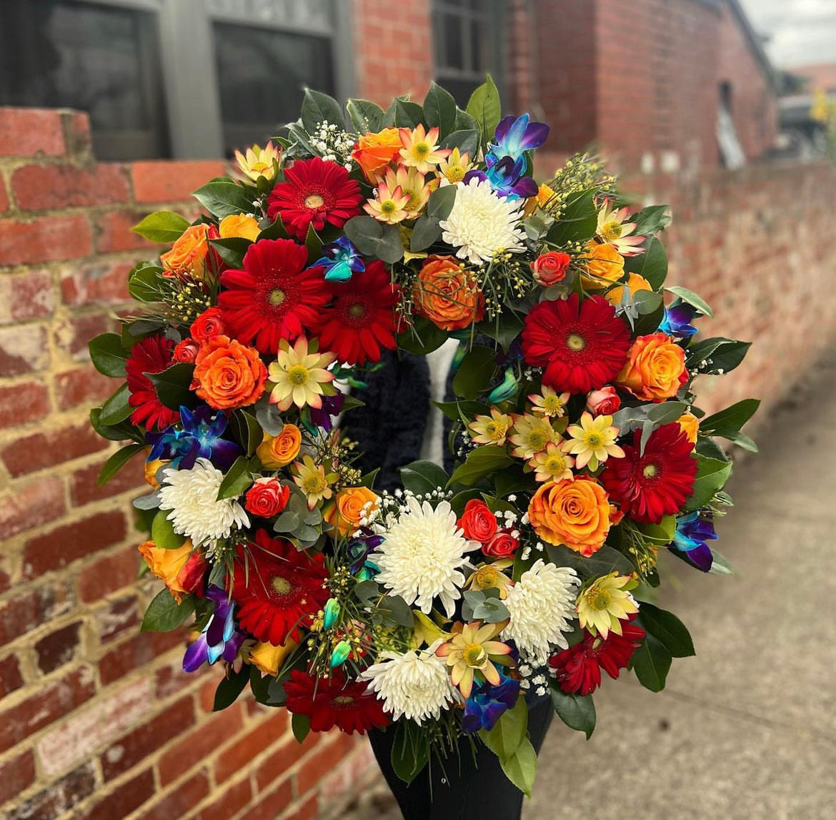 Classic Floral Wreath - The Bloom Room 