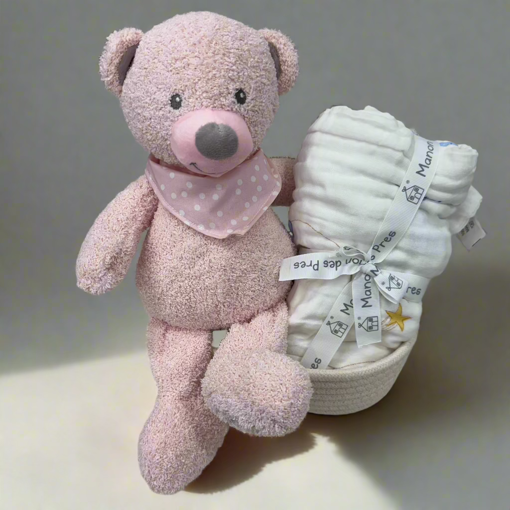 New Baby Teddy Gift Pack - The Bloom Room 