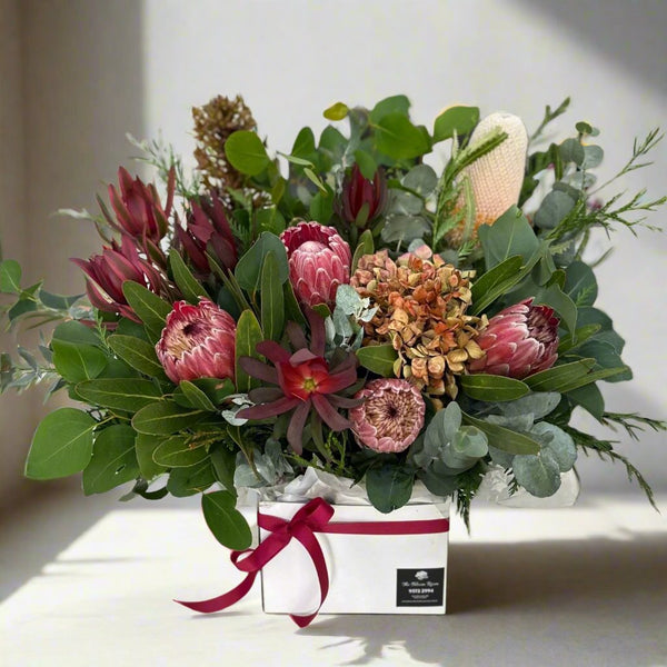 Vibrant Native Boxed Arrangement