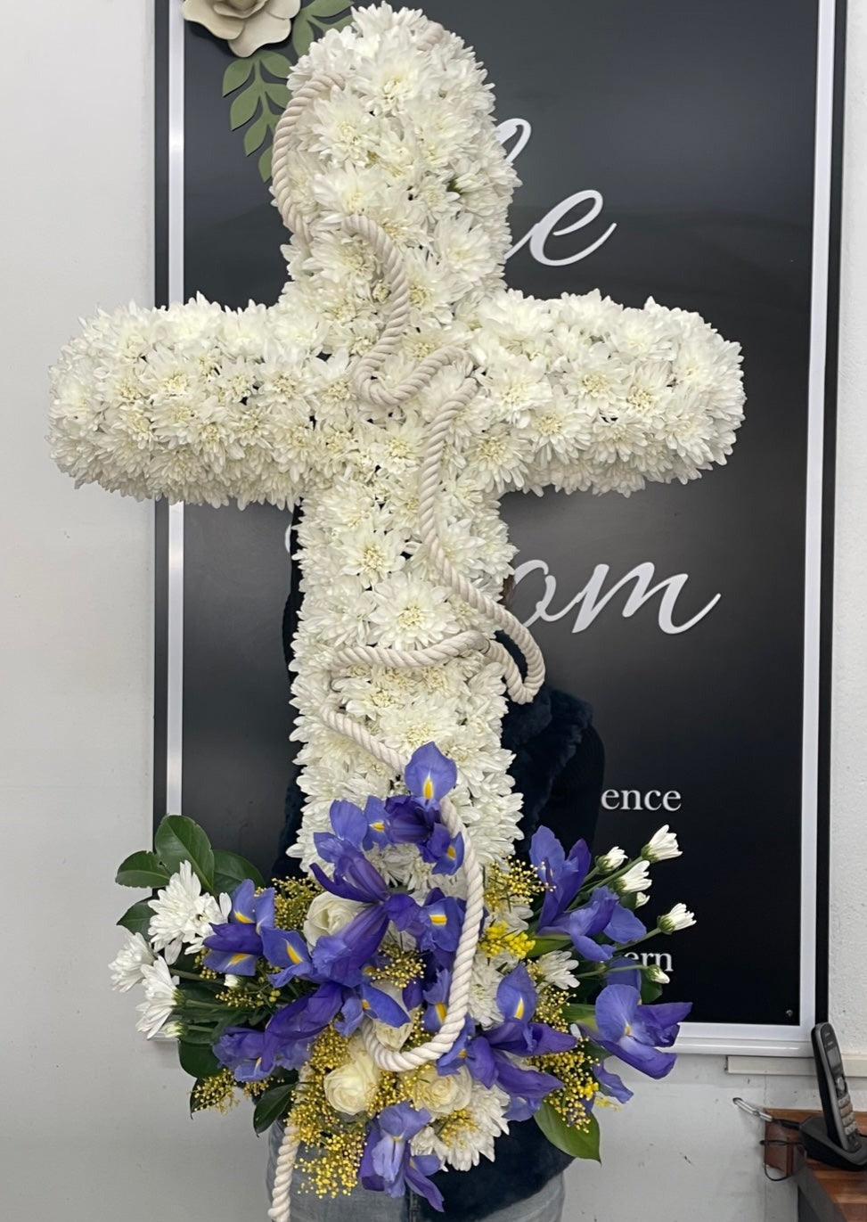 Funeral Cross - The Bloom Room 
