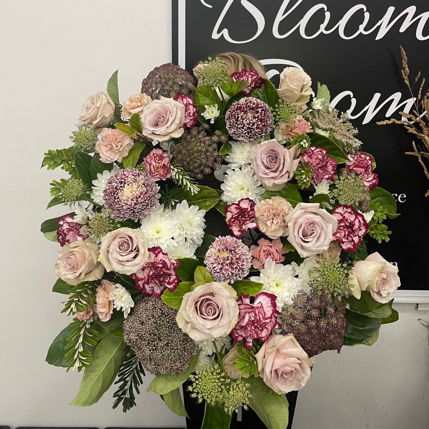 Classic Floral Wreath - The Bloom Room 