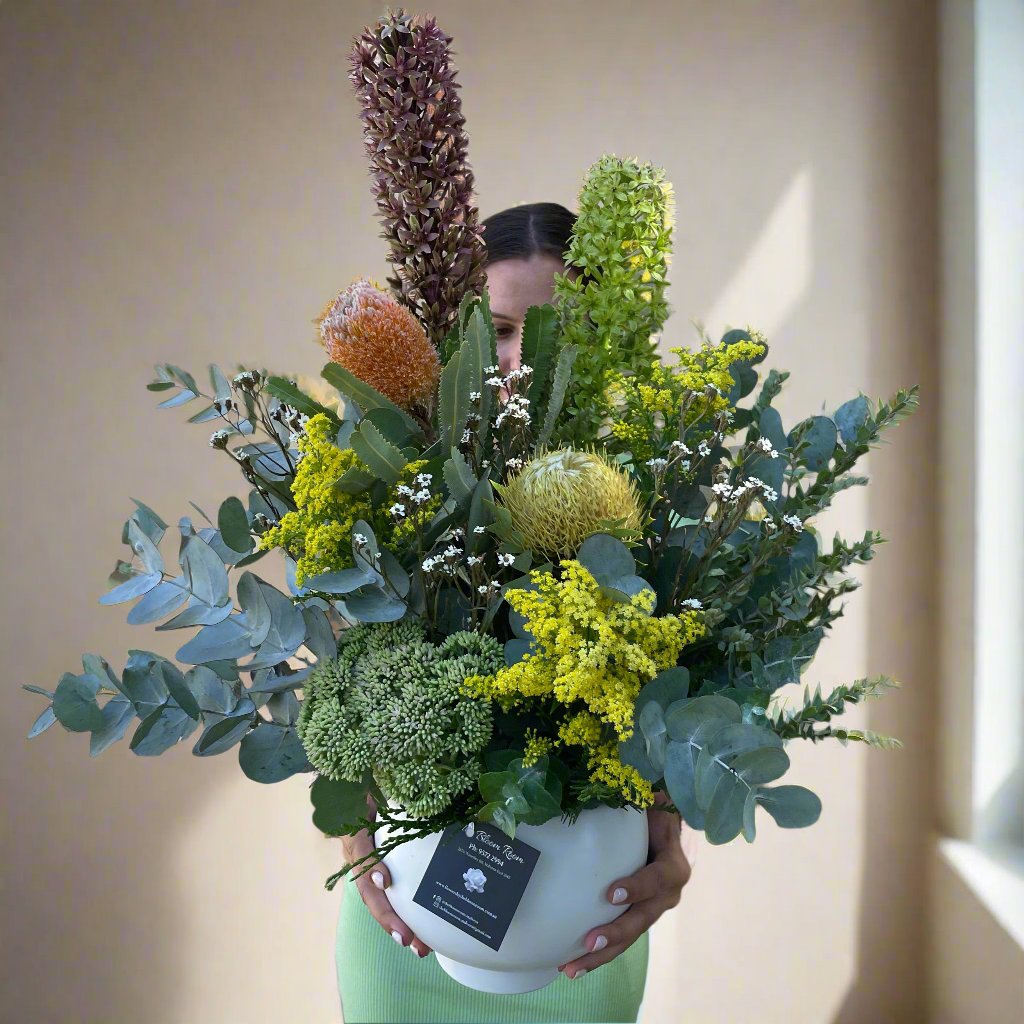 Native Ceramic Pot Arrangements - The Bloom Room 