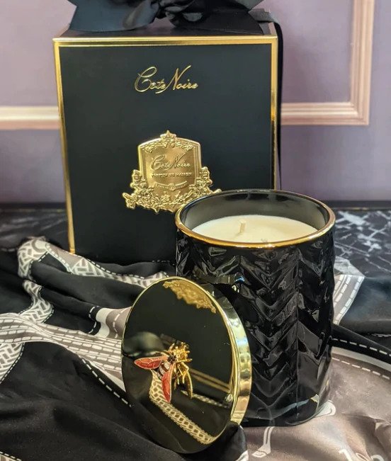 Cote Noire Limited Edition Candles & Silk Scarf Gift Box - The Bloom Room 